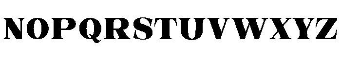 New Novaryn Black Font UPPERCASE