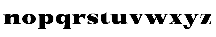 New Novaryn Black Font LOWERCASE