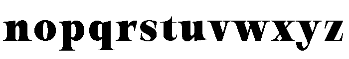 New Novaryn Bold Condensed Font LOWERCASE