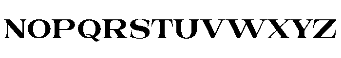 New Novaryn Bold Expanded Font UPPERCASE