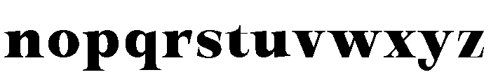 New Novaryn Bold Semi Condensed Font LOWERCASE