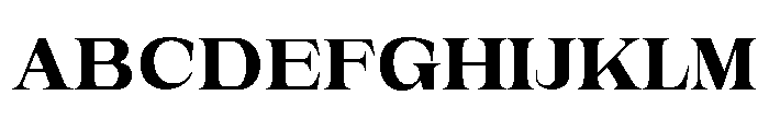 New Novaryn Bold Semi Expanded Font UPPERCASE