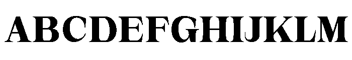 New Novaryn Bold Font UPPERCASE