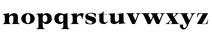 New Novaryn Bold Font LOWERCASE