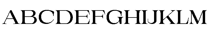 New Novaryn Expanded Font UPPERCASE