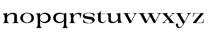 New Novaryn Expanded Font LOWERCASE
