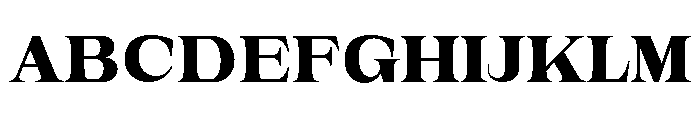 New Novaryn ExtBd SemExp Font UPPERCASE