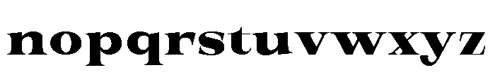 New Novaryn ExtBd SemExp Font LOWERCASE