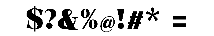 New Novaryn ExtBd SemiCond Font OTHER CHARS