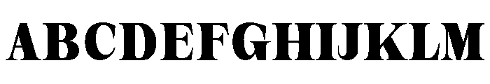 New Novaryn ExtBd SemiCond Font UPPERCASE