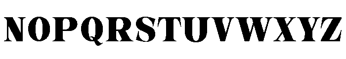 New Novaryn ExtBd SemiCond Font UPPERCASE