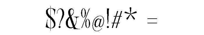 New Novaryn ExtLt Cond Font OTHER CHARS