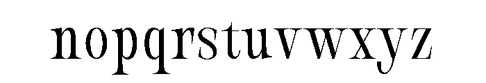 New Novaryn ExtLt Cond Font LOWERCASE