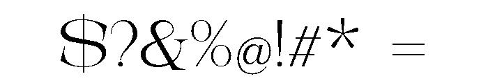 New Novaryn ExtLt Exp Font OTHER CHARS
