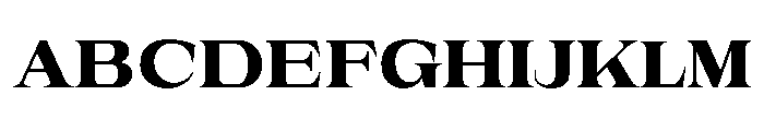 New Novaryn Extra Bold Expanded Font UPPERCASE