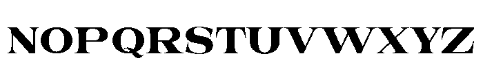 New Novaryn Extra Bold Expanded Font UPPERCASE