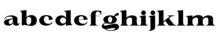 New Novaryn Extra Bold Expanded FONT