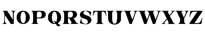 New Novaryn Extra Bold Font UPPERCASE