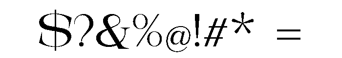 New Novaryn Light Expanded Font OTHER CHARS