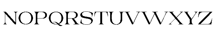 New Novaryn Light Expanded Font UPPERCASE