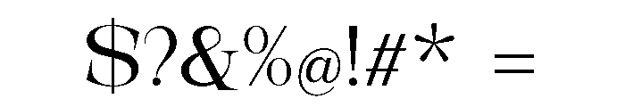 New Novaryn Light Semi Expanded Font OTHER CHARS