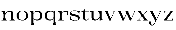 New Novaryn Light Semi Expanded Font LOWERCASE