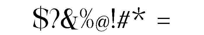 New Novaryn Light Font OTHER CHARS