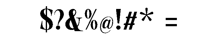 New Novaryn Medium Condensed Font OTHER CHARS