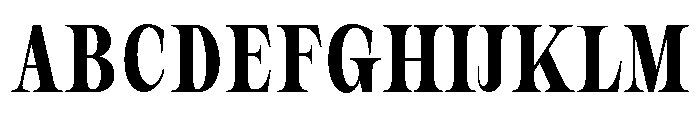 New Novaryn Medium Condensed Font UPPERCASE
