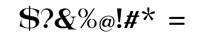 New Novaryn Medium Expanded Font OTHER CHARS