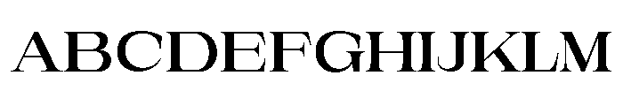 New Novaryn Medium Expanded Font UPPERCASE