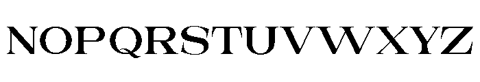 New Novaryn Medium Expanded Font UPPERCASE