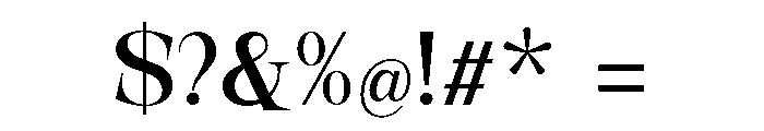 New Novaryn Regular Font OTHER CHARS
