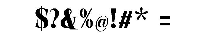 New Novaryn Semi Bold Condensed Font OTHER CHARS