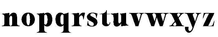 New Novaryn Semi Bold Condensed Font LOWERCASE
