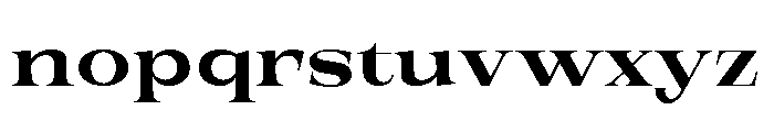 New Novaryn Semi Bold Expanded Font LOWERCASE