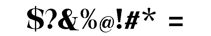 New Novaryn Semi Bold Font OTHER CHARS