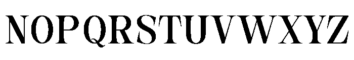 New Novaryn Semi Condensed Font UPPERCASE
