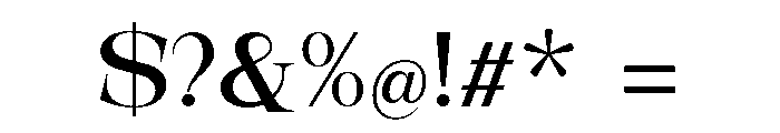 New Novaryn Semi Expanded Font OTHER CHARS