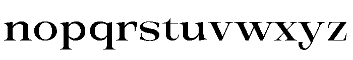 New Novaryn Semi Expanded Font LOWERCASE