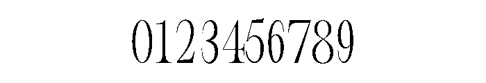New Novaryn Thin Condensed Font OTHER CHARS