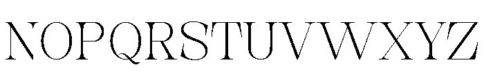 New Novaryn Thin Font UPPERCASE