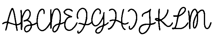 New Season Script Font UPPERCASE