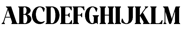 New Shuffle Bold Font UPPERCASE