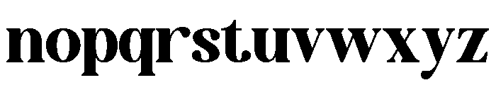 New Shuffle Bold Font LOWERCASE