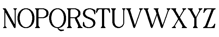 New Shuffle Extra Light Font UPPERCASE