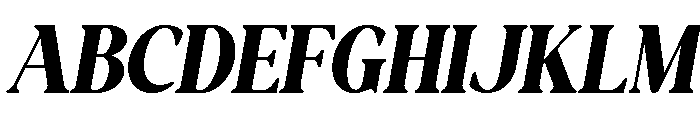 New Shuffle Italic Bold Italic Font UPPERCASE
