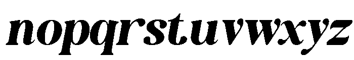 New Shuffle Italic Bold Italic Font LOWERCASE