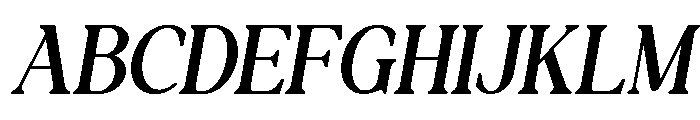 New Shuffle Italic ExtLt Ita Font UPPERCASE