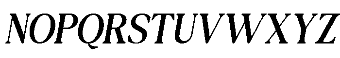 New Shuffle Italic ExtLt Ita Font UPPERCASE